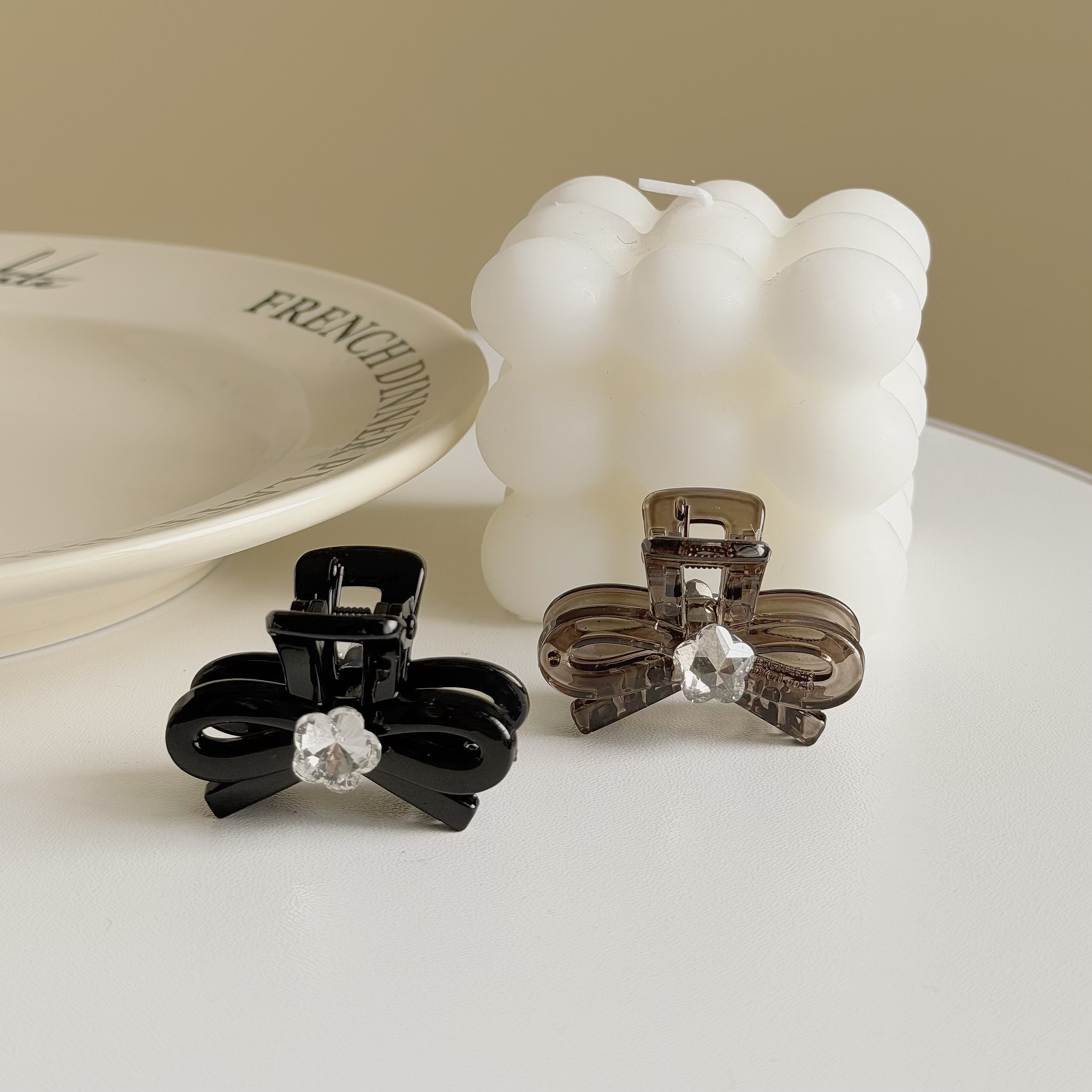 W103水鑽蝴蝶結抓夾