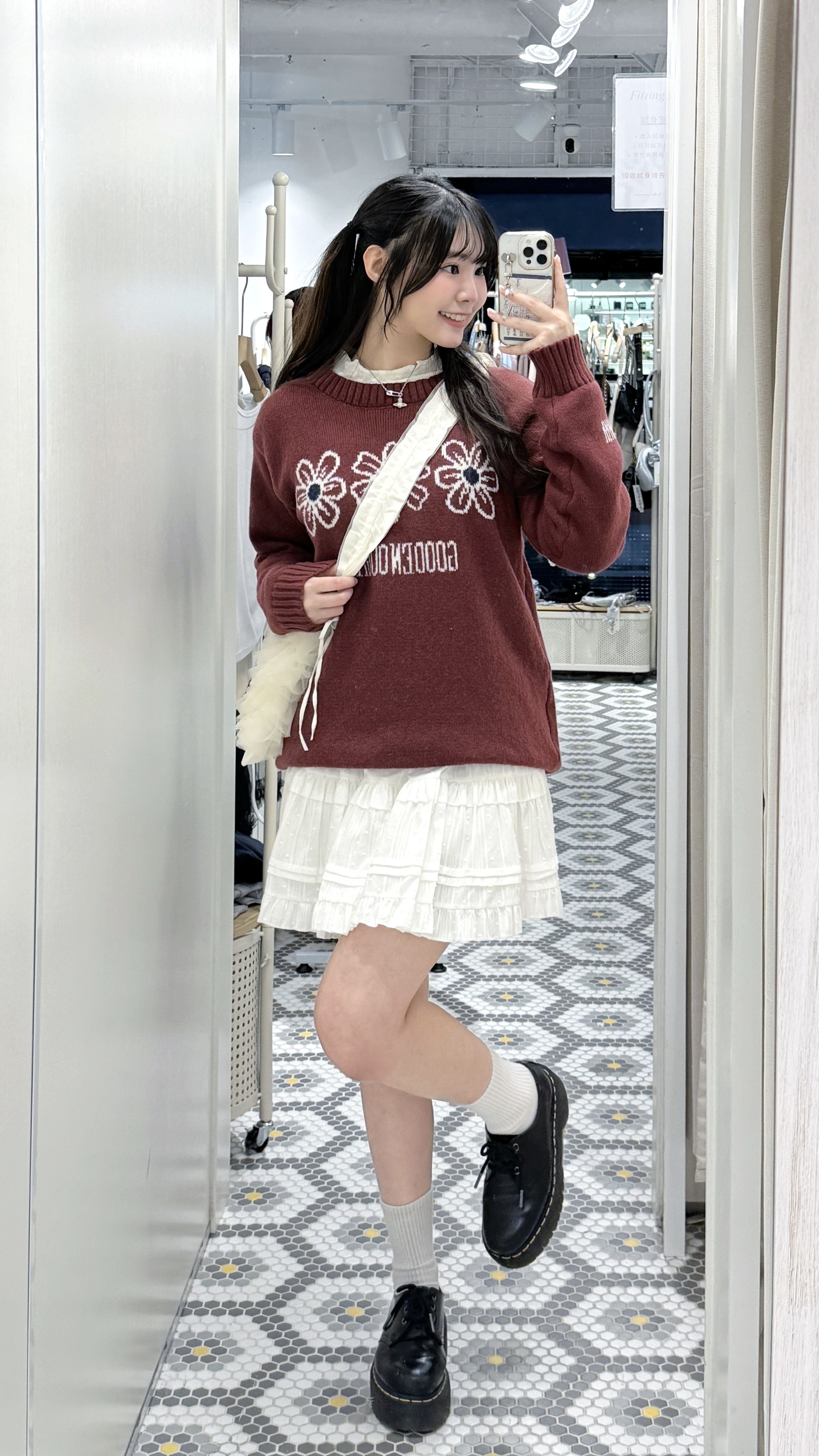 （停產） JP1160｜日本直送！日系3朵雛菊針織上衣✿ ྀིྀིྀིྀིྀི