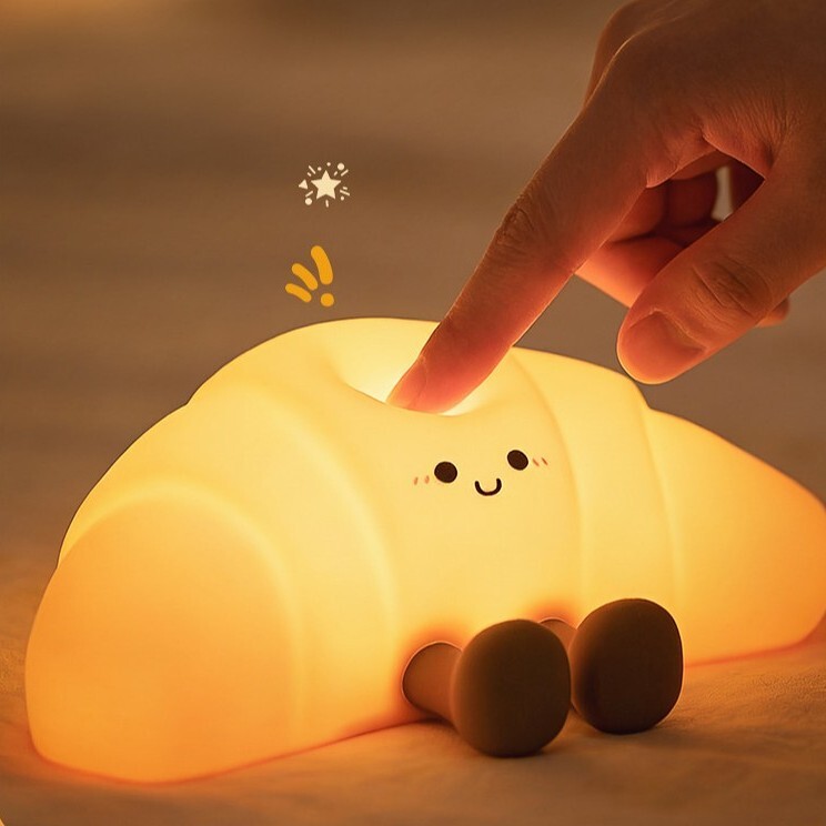 《6583》微笑可頌變色拍拍燈