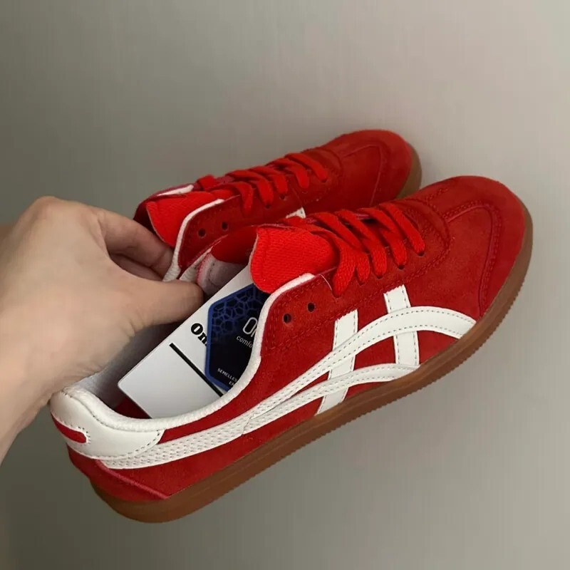 ONITSUKA TIGER TOKUTEN 鬼塚虎 紅白 麂皮 德訓鞋 中性款