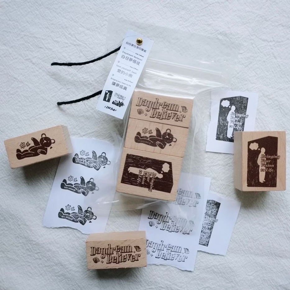 莫非是芝麻球．白日夢狂想印章3入組