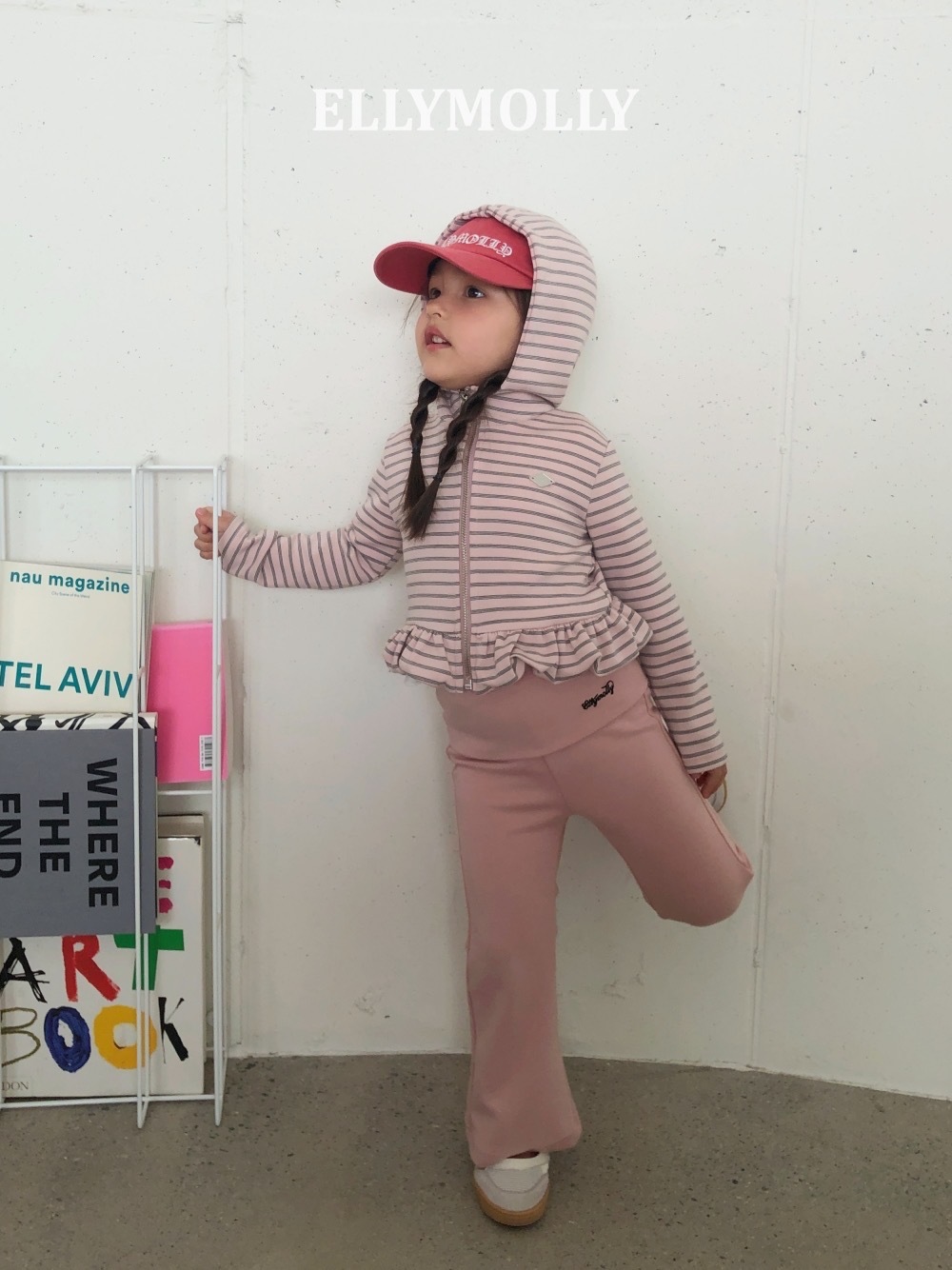 Ellymolly 棉花糖反褶喇叭褲 / 3色