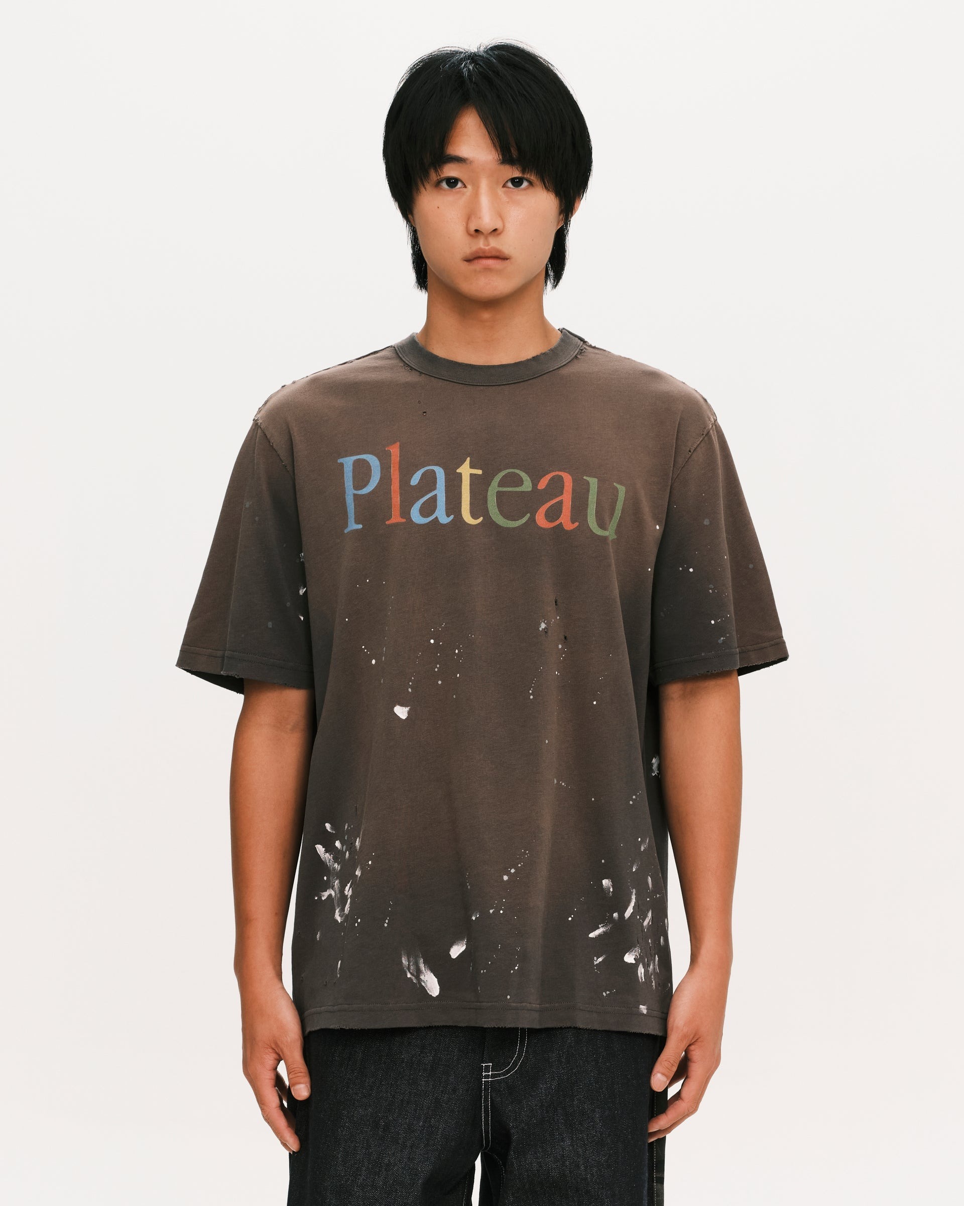 PLATEAU STUDIO｜Vintage tee - logo (Black)
