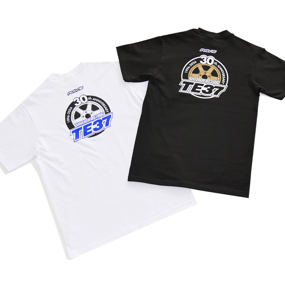 RAYS VOLK RACING TE37 30周年紀念T恤 30th T SHIRT