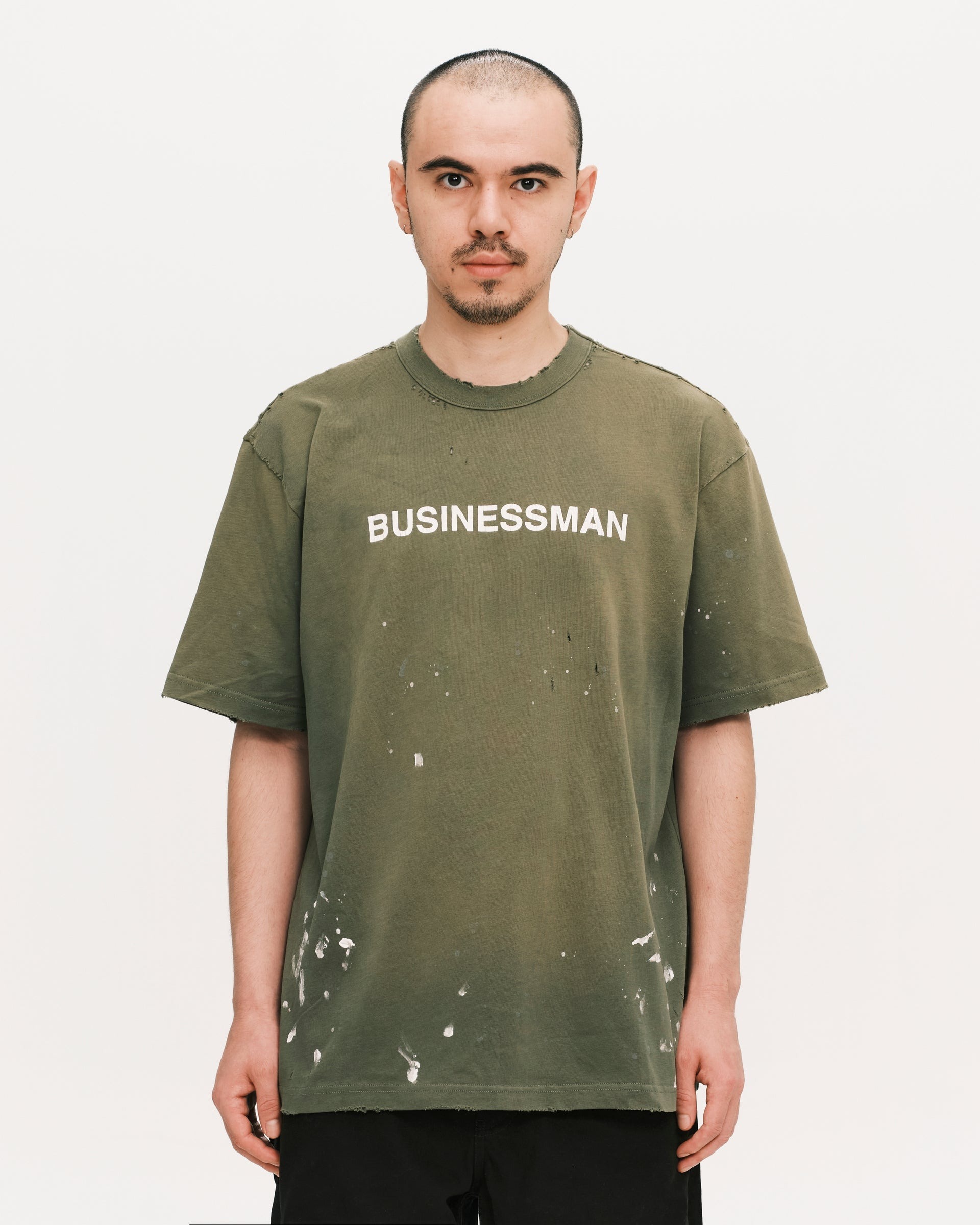 PLATEAU STUDIO｜Vintage tee - business (Green)