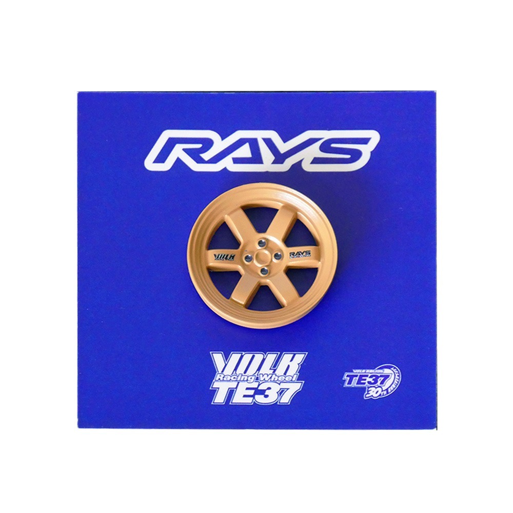 【官網限定】RAYS TE37 30周年紀念徽章 TE37 30th BADGE