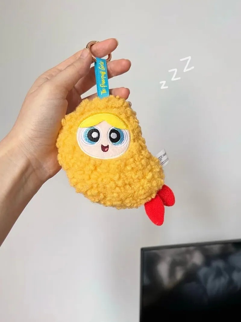 飛天小女警 天婦羅 炸蝦 毛絨掛件