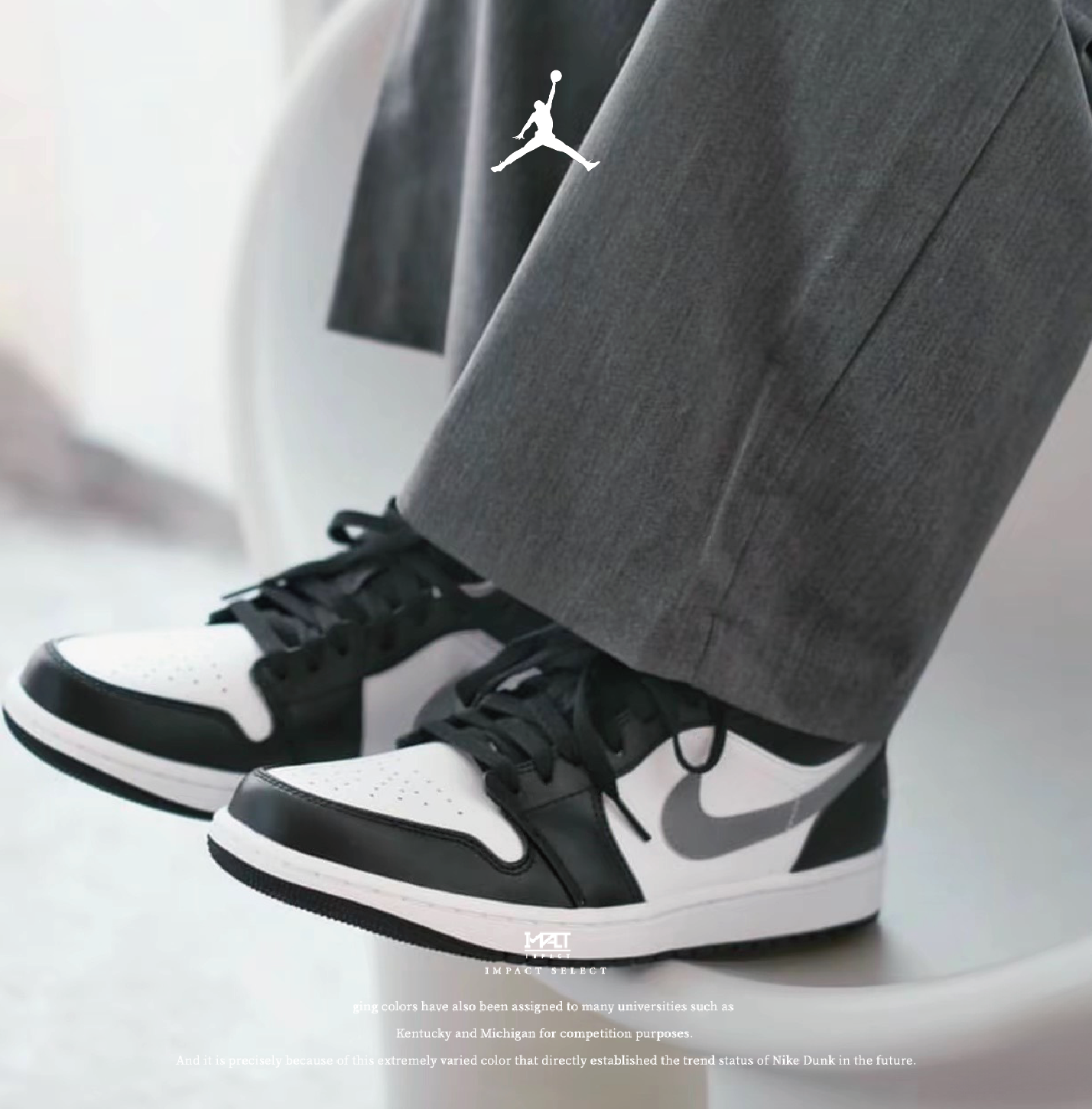 Nike Air Jordan 1  AJ1 喬丹 影子灰 黑灰 灰勾 553558-040
