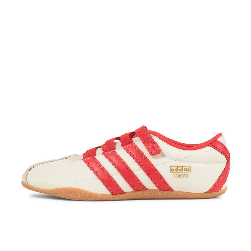 Adidas Originals Tokyo MJ 日本新款 奶油白紅 紅色 薄底 瑪莉珍鞋 IH3999
