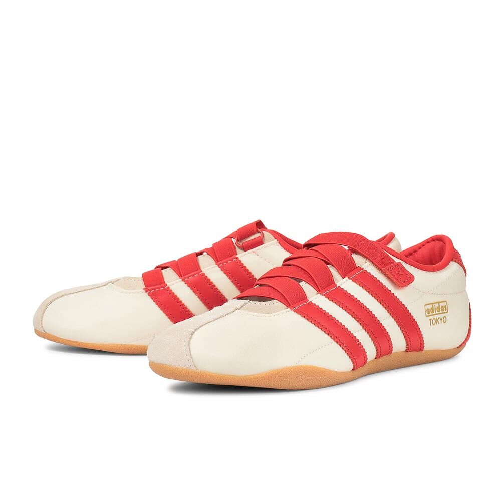 Adidas Originals Tokyo MJ 日本新款 奶油白紅 紅色 薄底 瑪莉珍鞋 IH3999