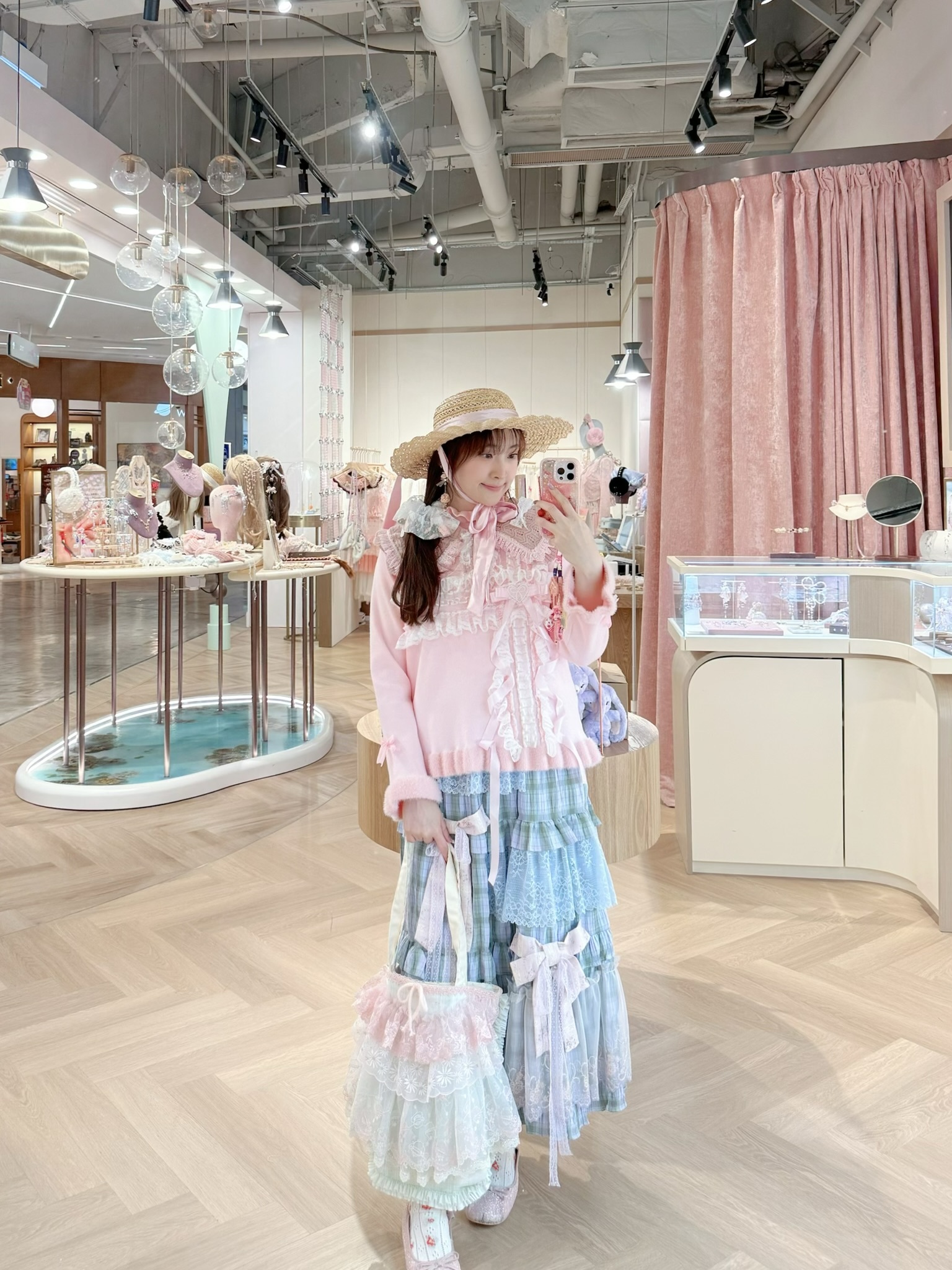 13357 Fairy Realm Tiered Lace Princess Long Skirt