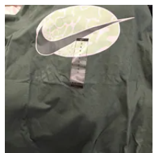 [S] NIKE GREEN SPORTSWEAR TEE, HQ0830-323 (SZZ1033)