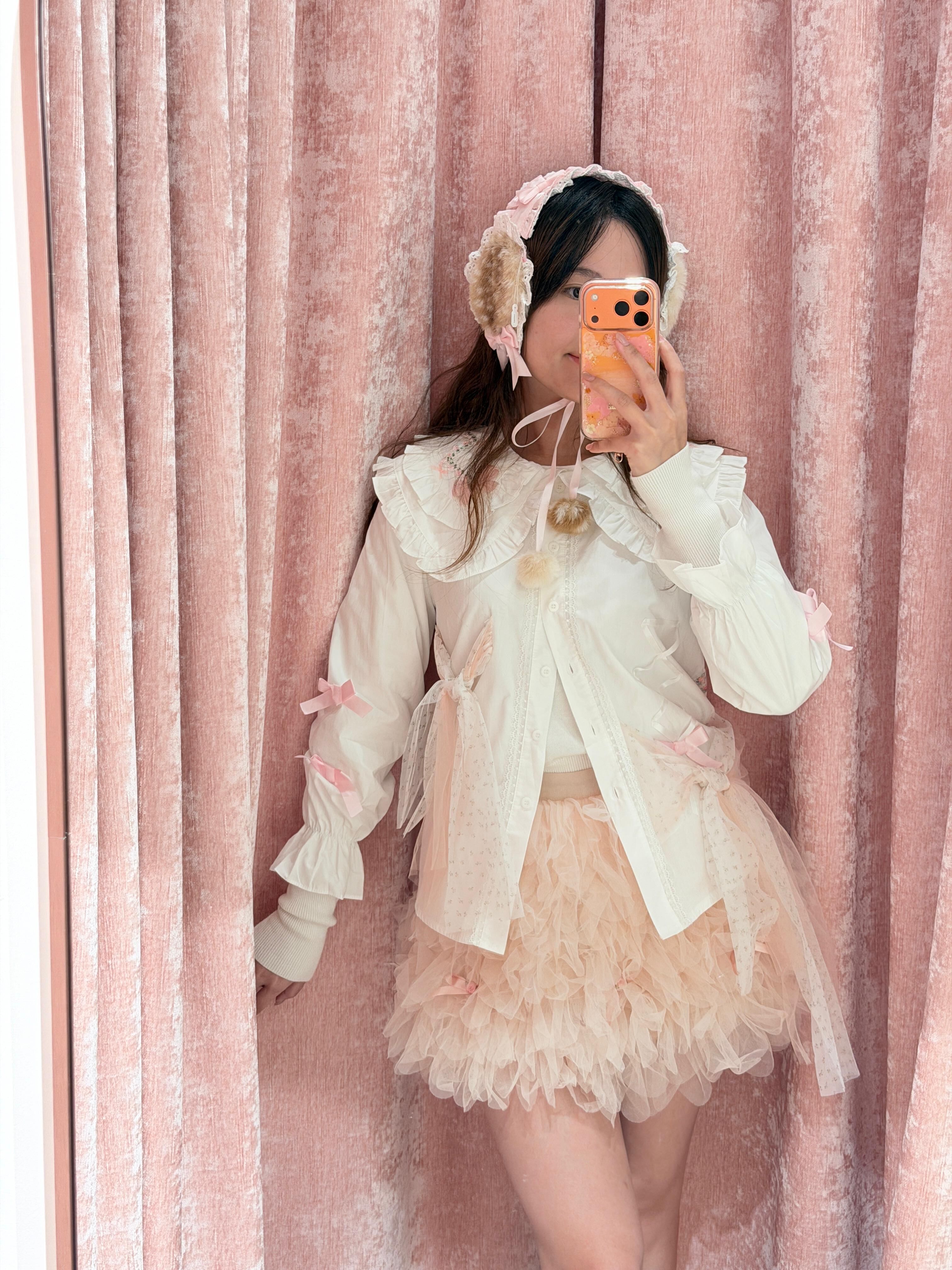 13324 Pastel Garden Bow Blouse/Jacket