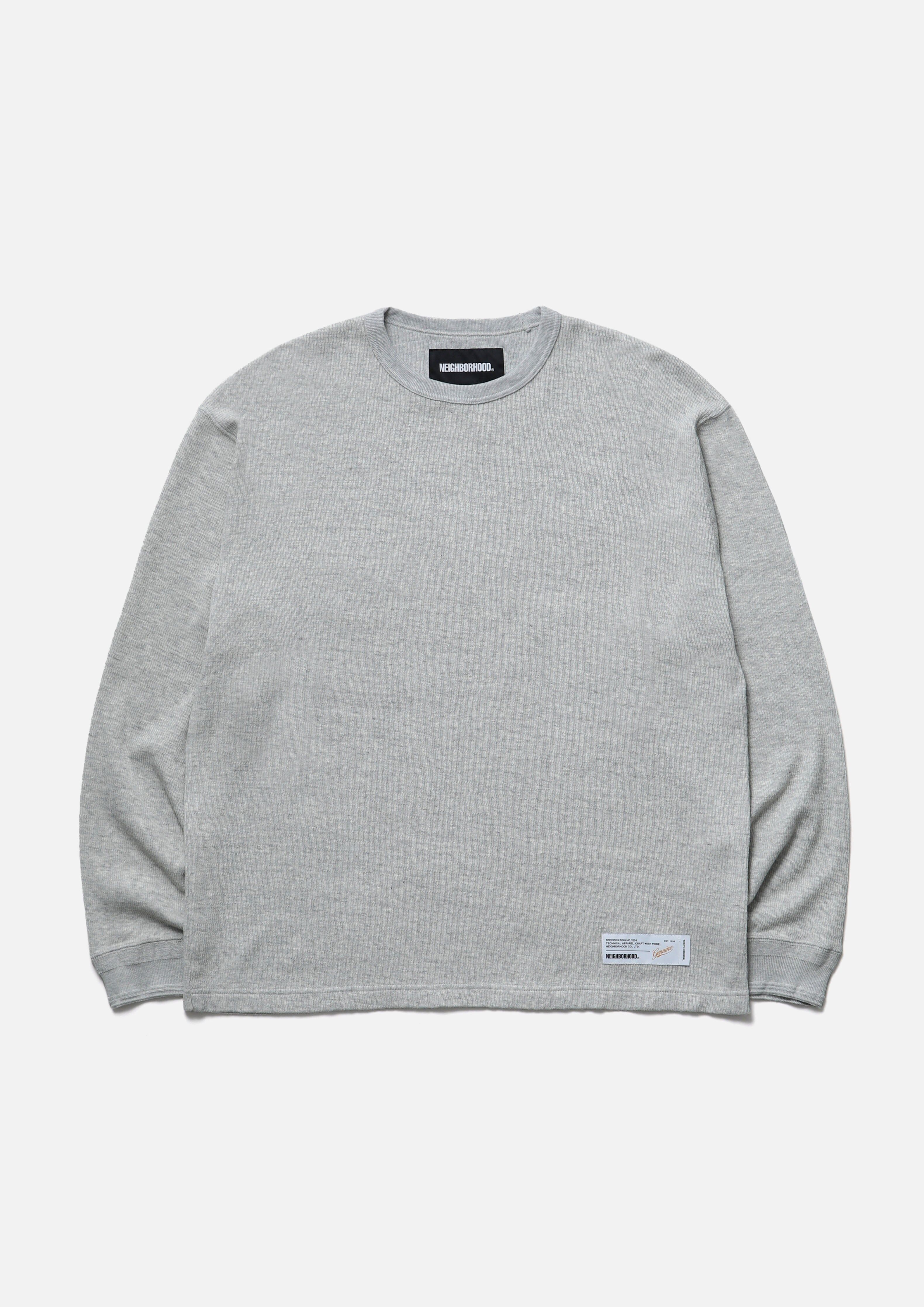 『代購商品』2026SS NEIGHBORHOOD NBHD HONEYCOMB FABRIC CREWNECK LS 大學T 261UWNH-CSM03