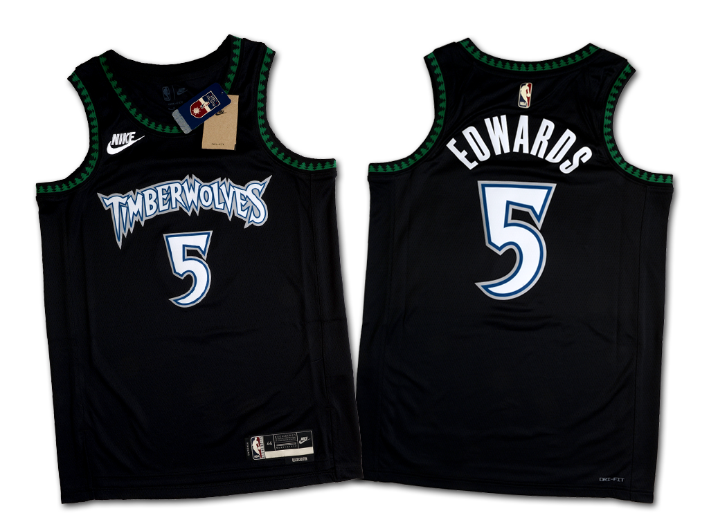 Nike 明尼蘇達灰狼隊 Anthony Edwards 復古版 Swingman 球衣