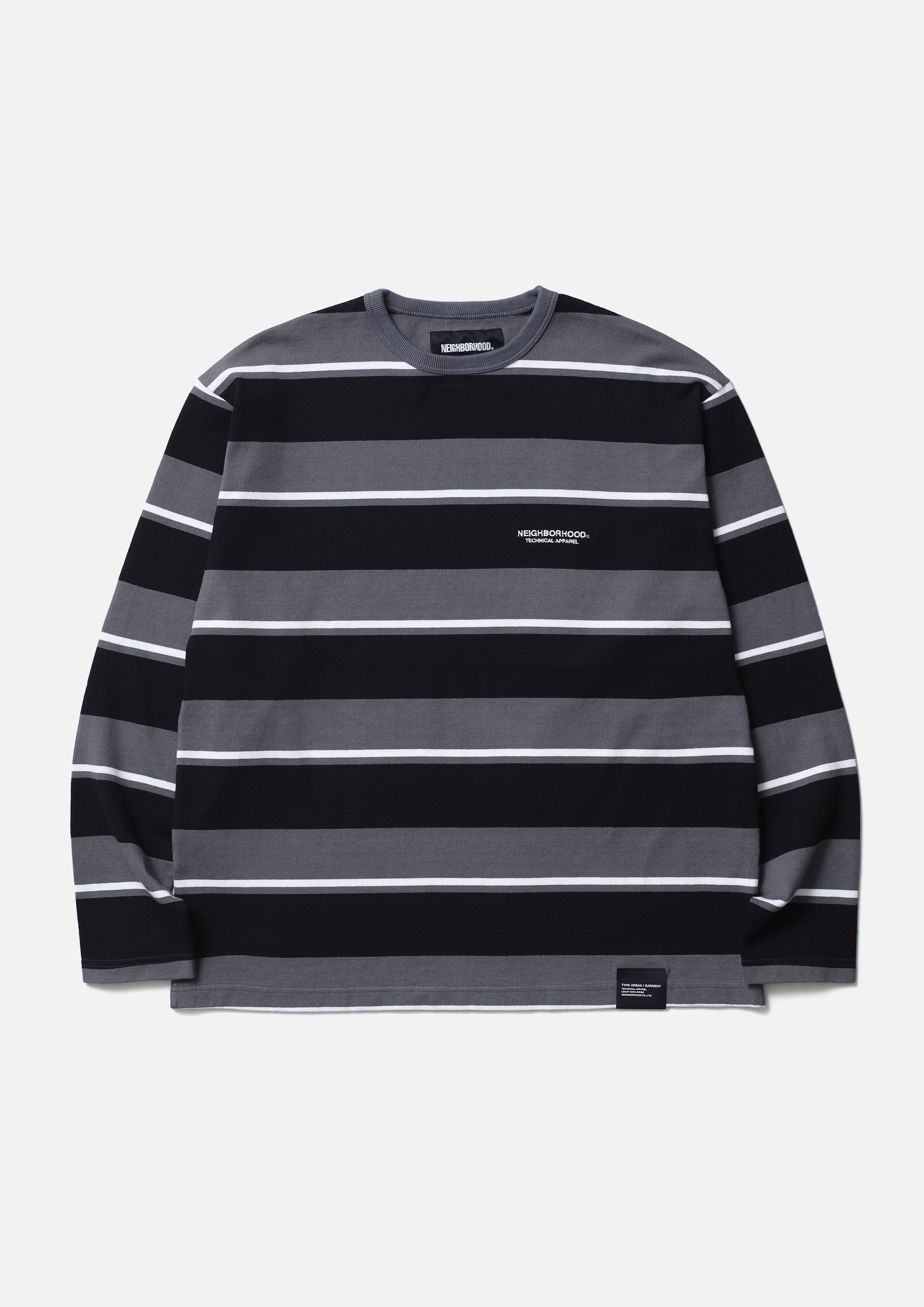 『代購商品』2026SS NEIGHBORHOOD NBHD BORDER CREW NECK LS 大學T 261UWNH-CSM12