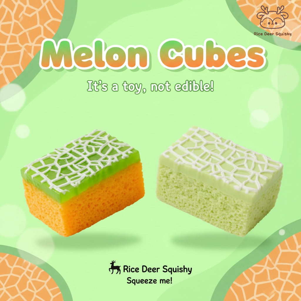Melon Cubes - by Handmade