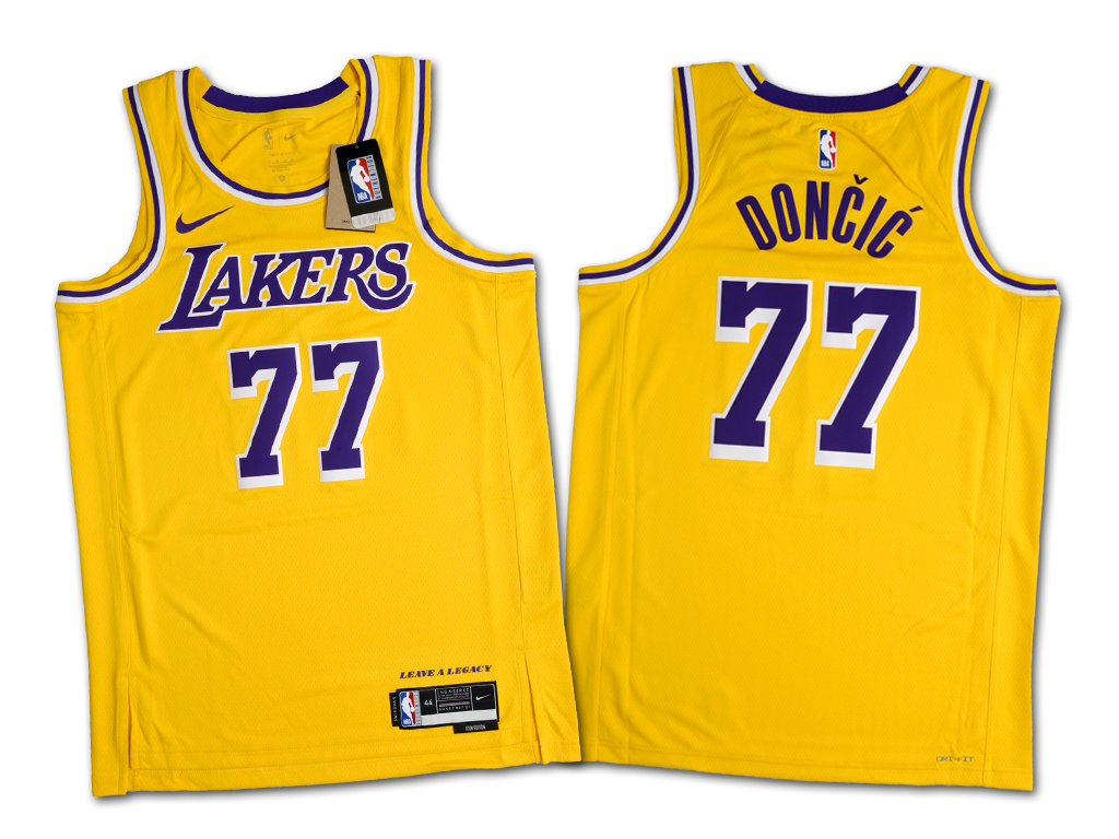 Nike 洛杉磯湖人隊 Luka Doncic 經典配色版 Swingman 球衣