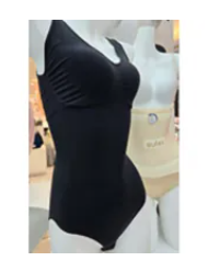 [S] SALUA BODY SHAPER MADE IN ITALY,BLACK, SSL118 (SSL118)