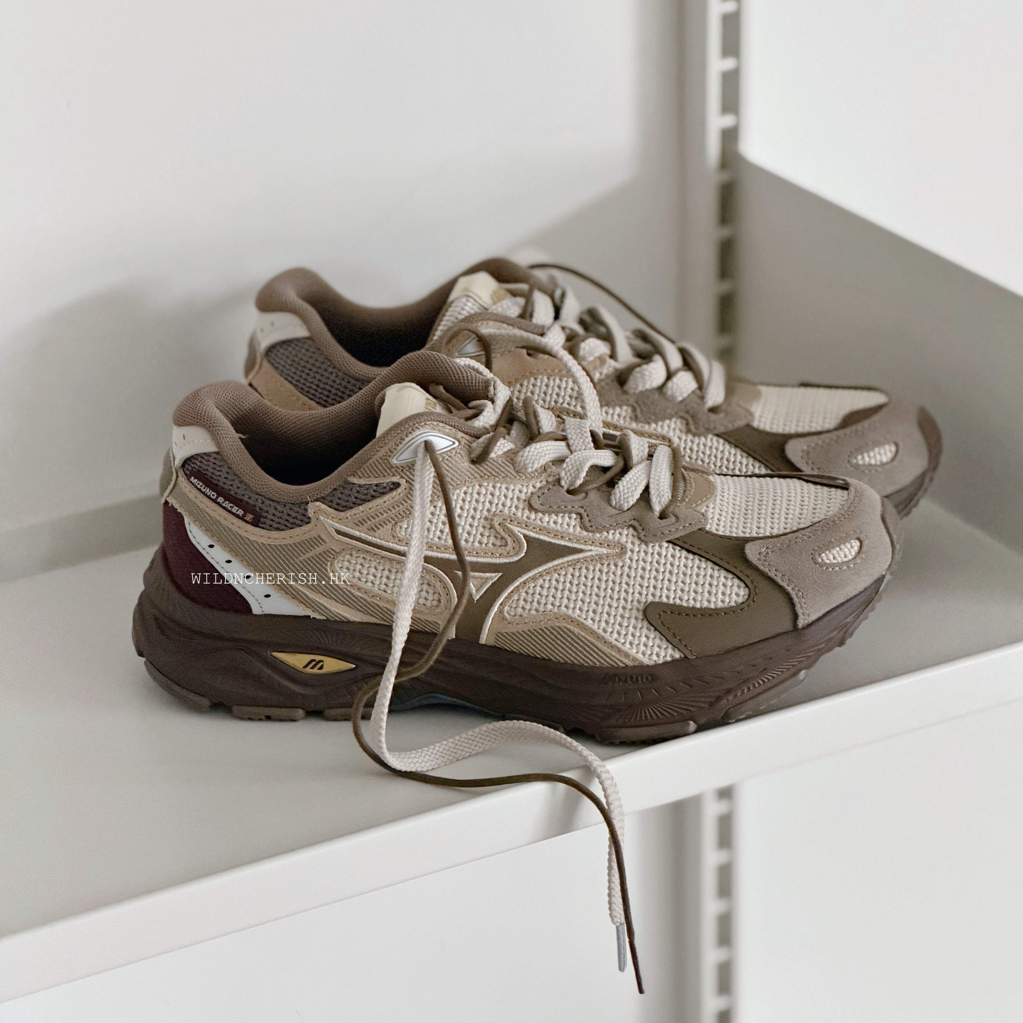 現貨 | Mizuno Racer S 復古慢跑鞋 栗子啡色