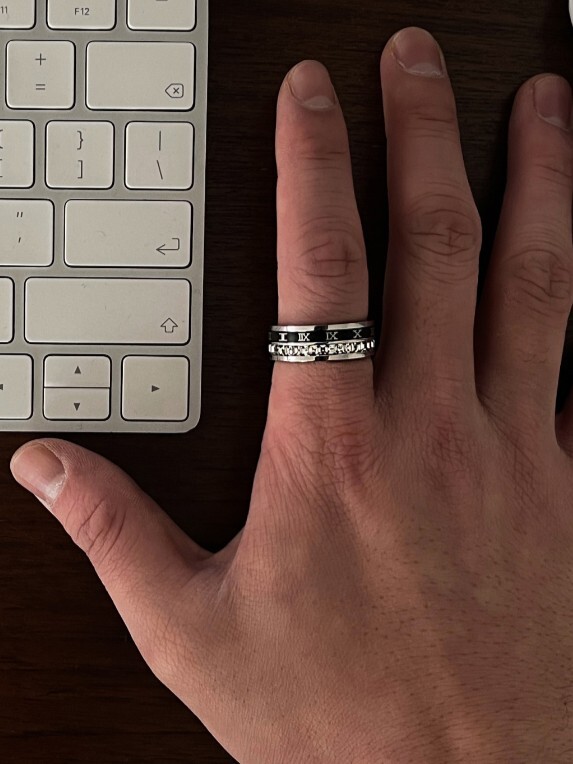 羅馬經典立方戒指