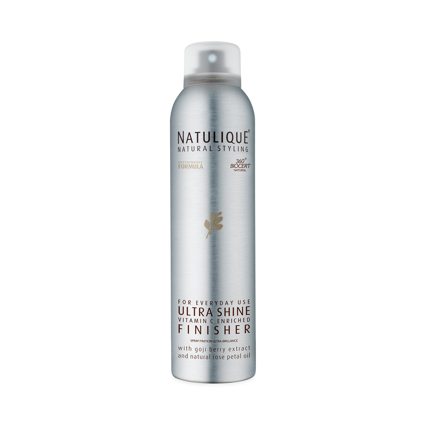Natulique Ultra Shine Finisher 230ml (Luminous Shine, Frizz Control & Environmental Protection)