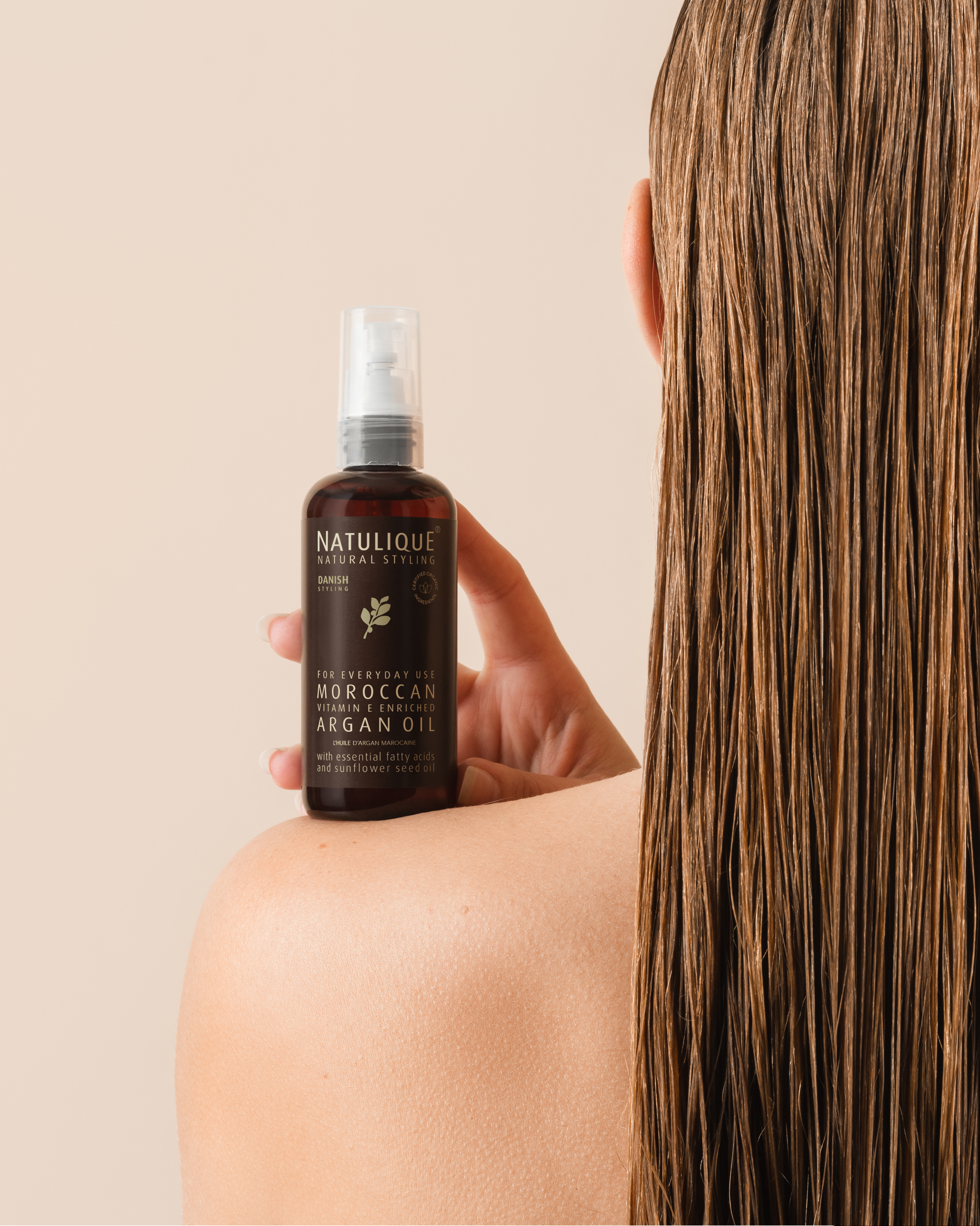 Natulique Moroccan Argan Oil 100ml (Silky Shine, Frizz Control & Heat Protection)