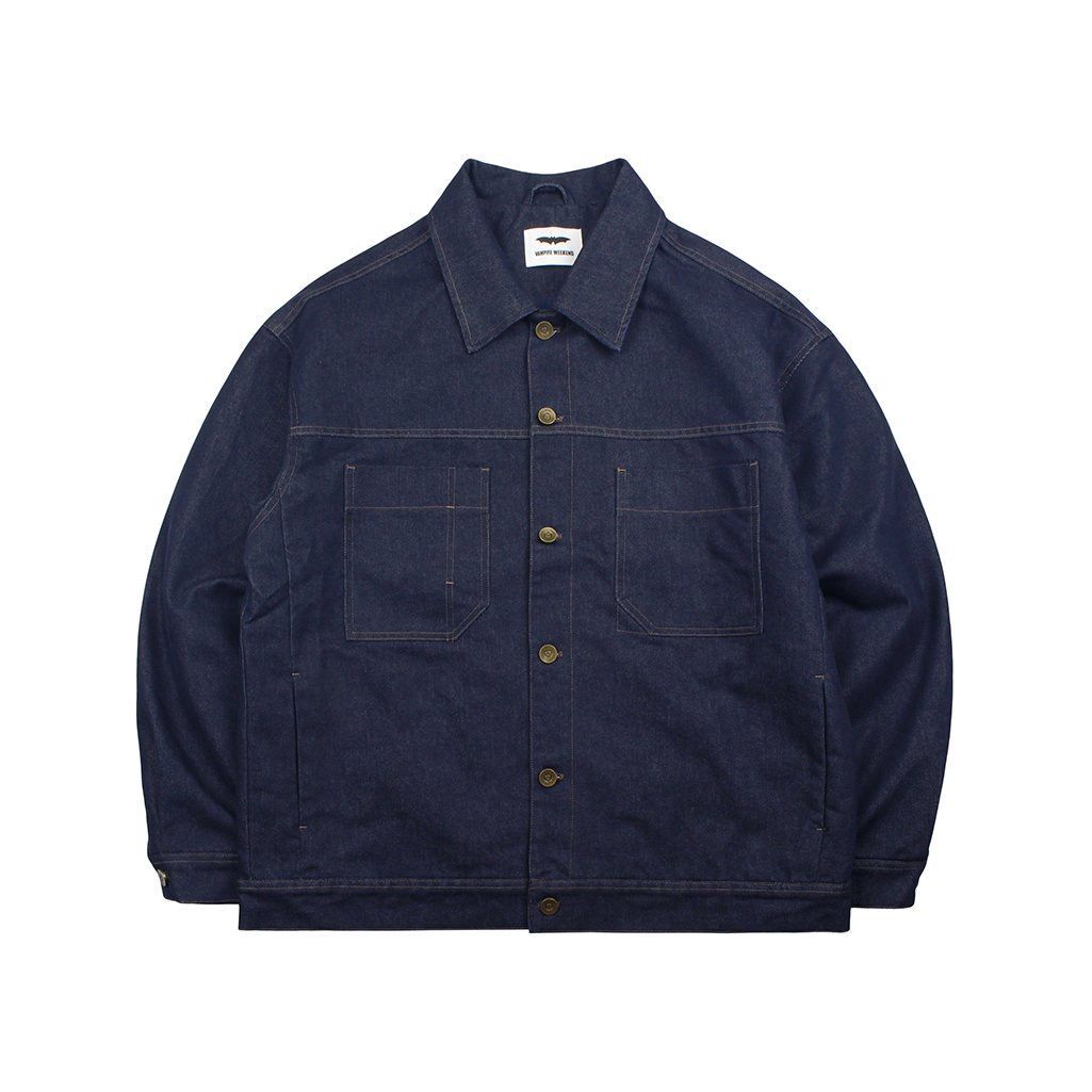 淨色開胸牛仔褸 VAMPIRE-003S