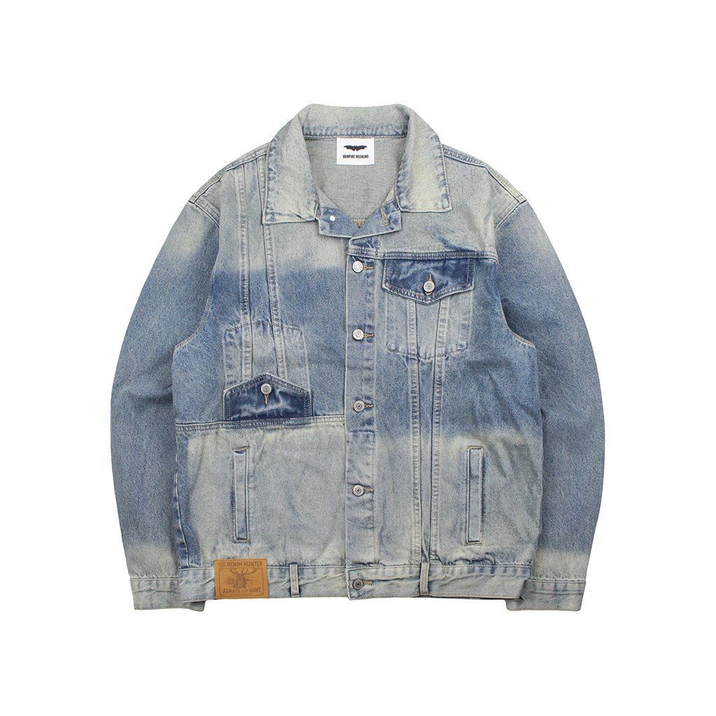 洗水開胸牛仔褸 VAMPIRE-005JK