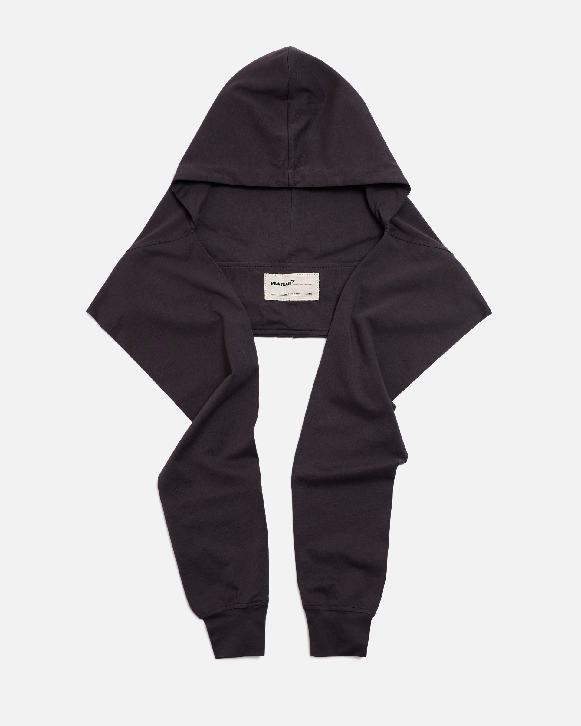 PLATEAU STUDIO｜Hood scarf (Dark grey)