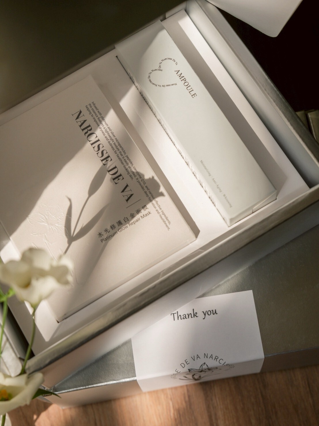 【NARCISSE DE VA】雙效加強禮盒組(面膜+安瓶)