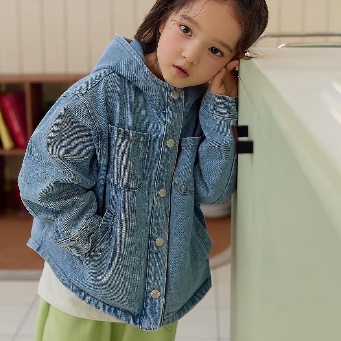 90-150 DB 連帽牛仔外套