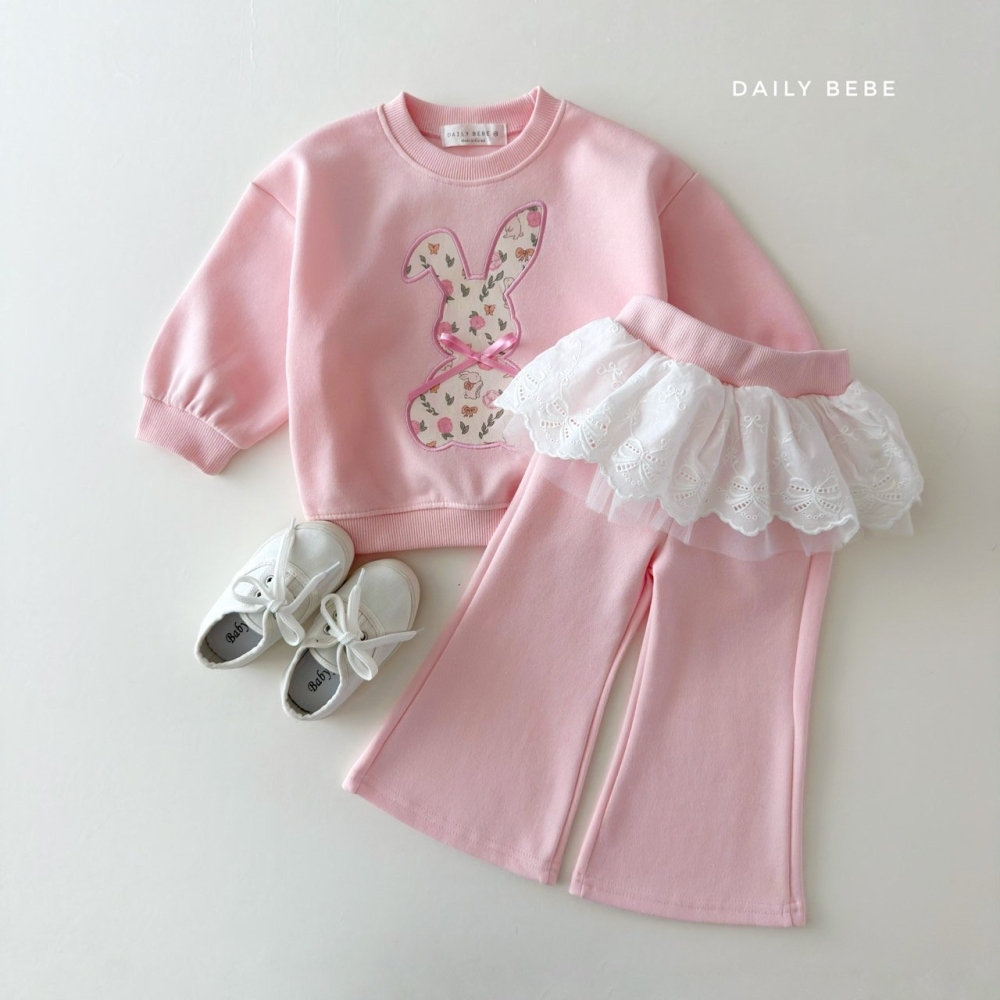 90-150 DB 蝴蝶結布蕾喇叭褲 3色