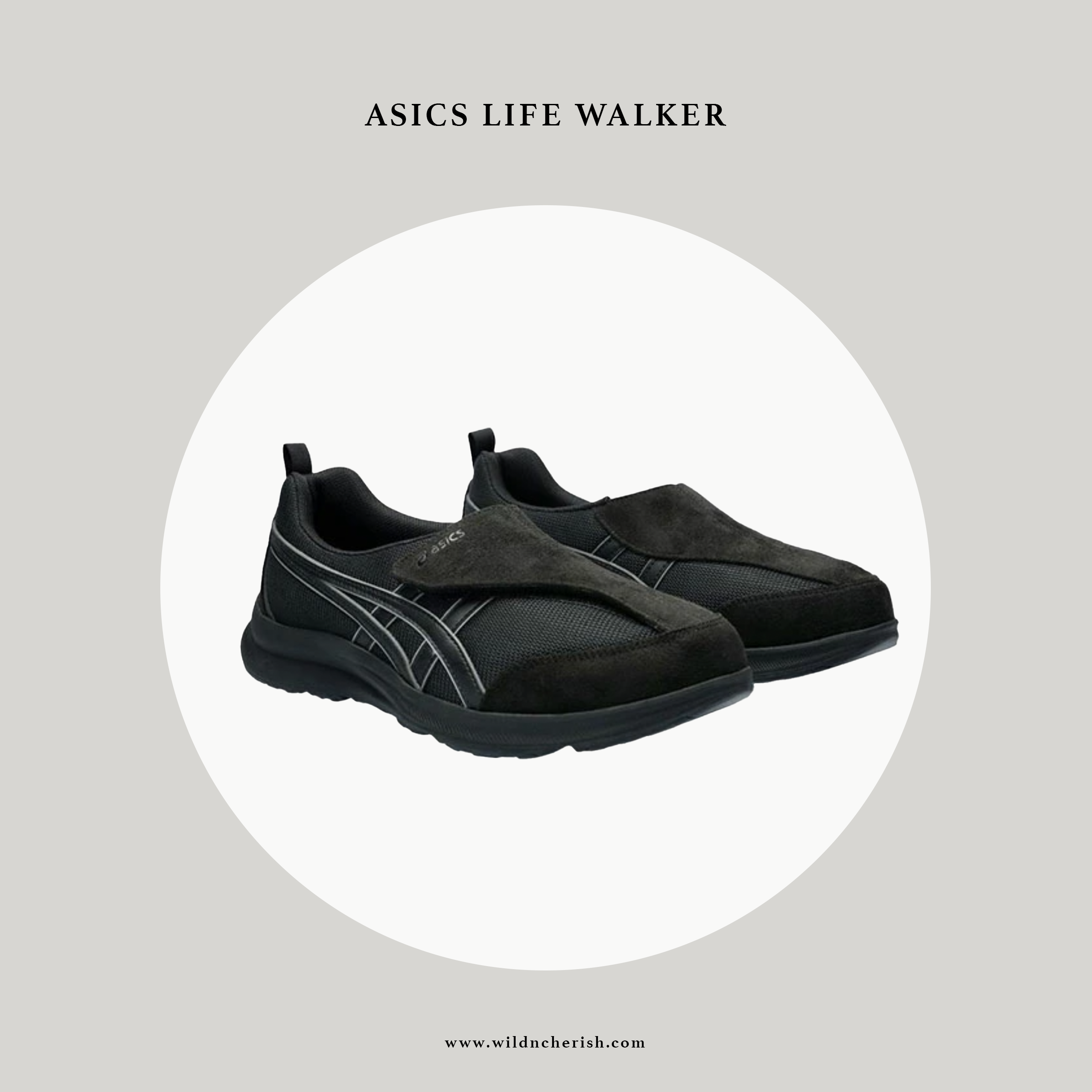預訂 | Asics Life Walker 黑色 男裝