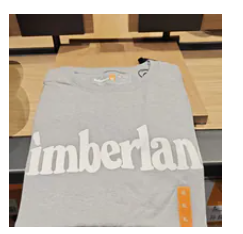 [S] TIMBERLAND GRAY KENNEBEC RIVER LINEAR T-SHIRT, TB0A5YNK-V91 (SZZ1048)