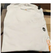 [S] TIMBERLAND WHITE DUNSTAN RIVER T-SHIRT, TB0A5YR3-100 (SZZ1049)