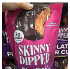 [S] CW SKINNY DIPPED DARK CHOCOLATE PEANUT BUTTER CUPS, 8500342193 (SZZ1057)