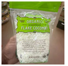 [S] CW TRADER JOE'S ORGANIC UNSWEETENED FLAKE COCONUT, 00537162 (SZZ1059)