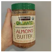 [S] CW KIRKLAND SIGNATURE ORGANIC CREAMY ALMOND BUTTER, 765G, 196633829795 (SZZ1060)