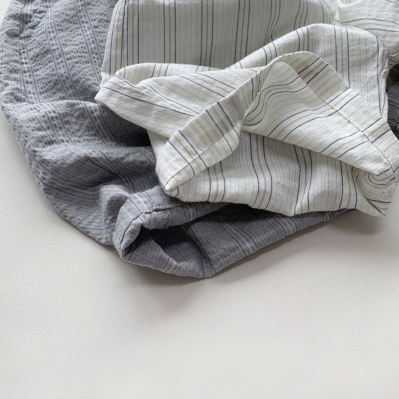 兩色輕薄直條七分褲