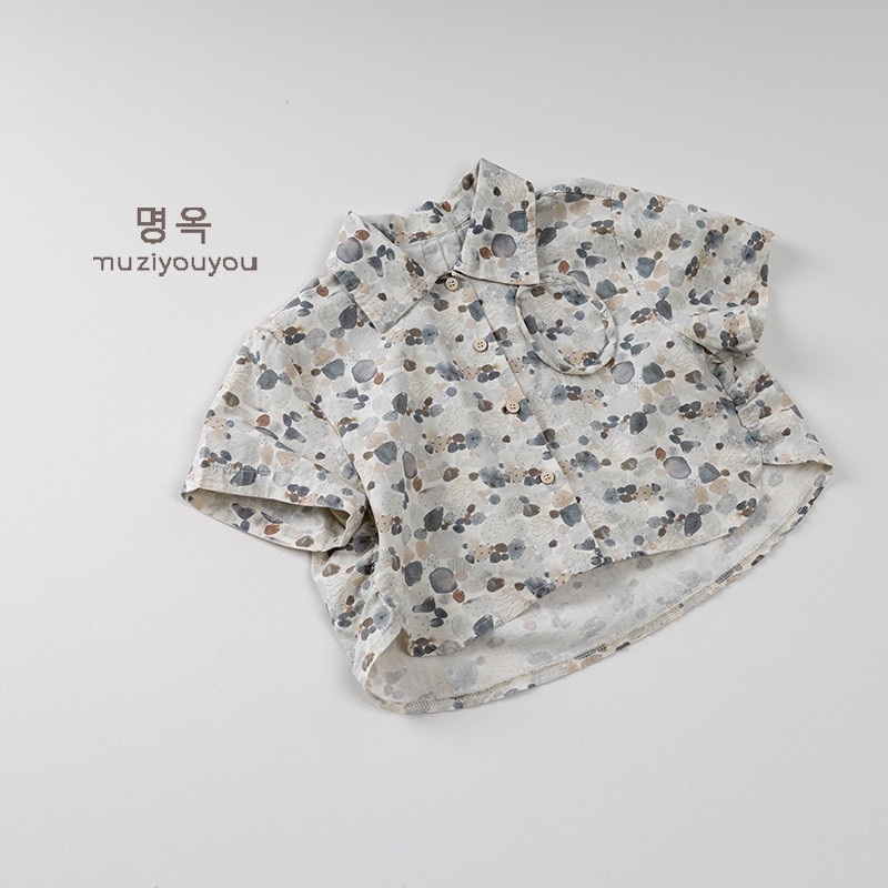 日系復古有領上衣