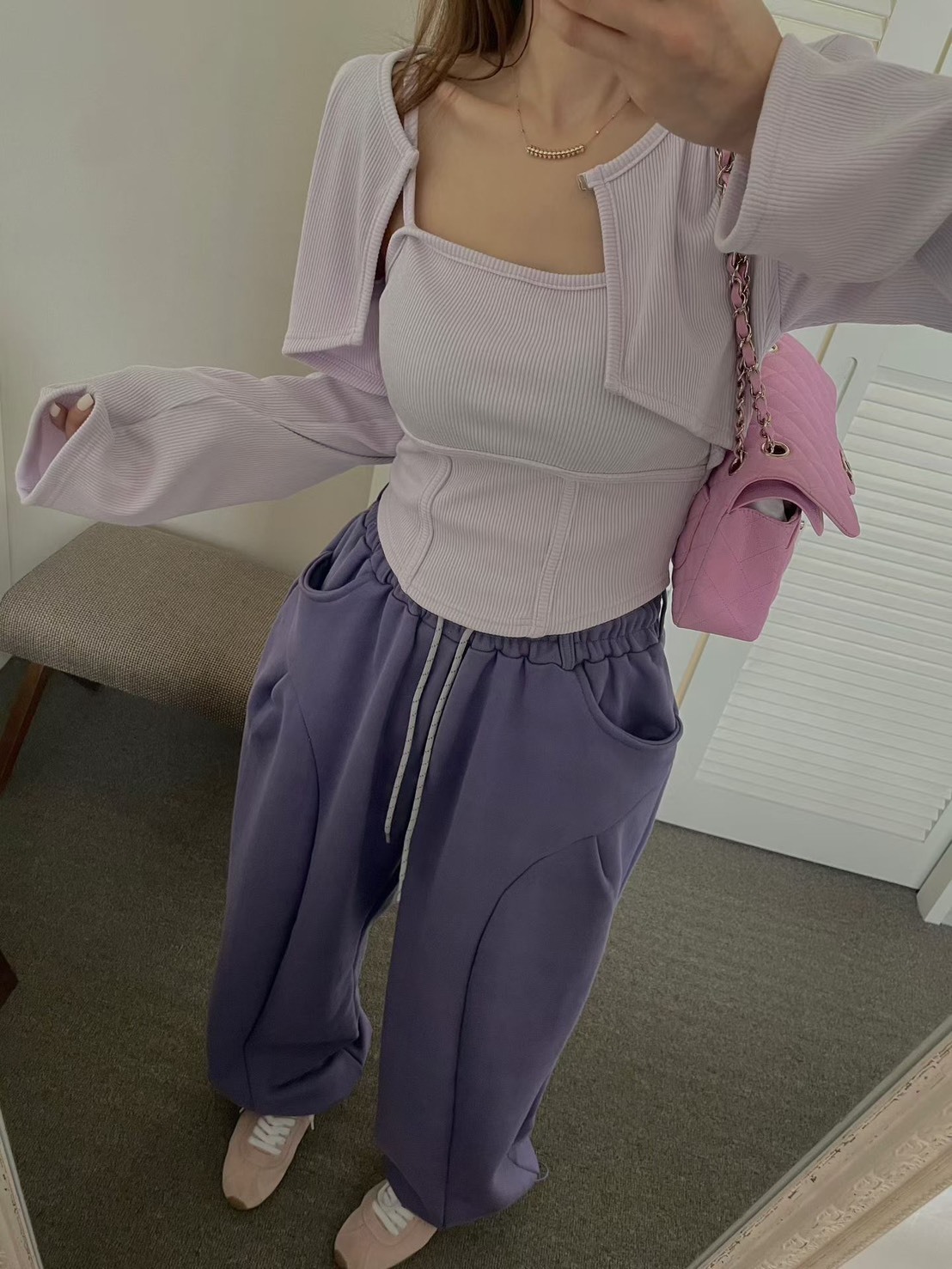 小罩衫兩件式上衣