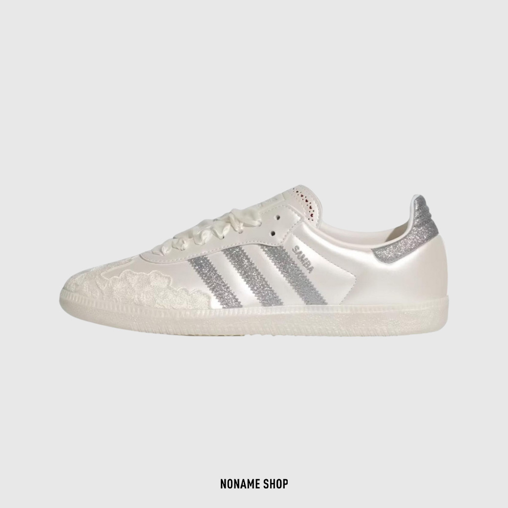 ADIDAS Original OG Samba 2026年 情人節限定 蕾絲 德訓鞋 珠光白 (女款)