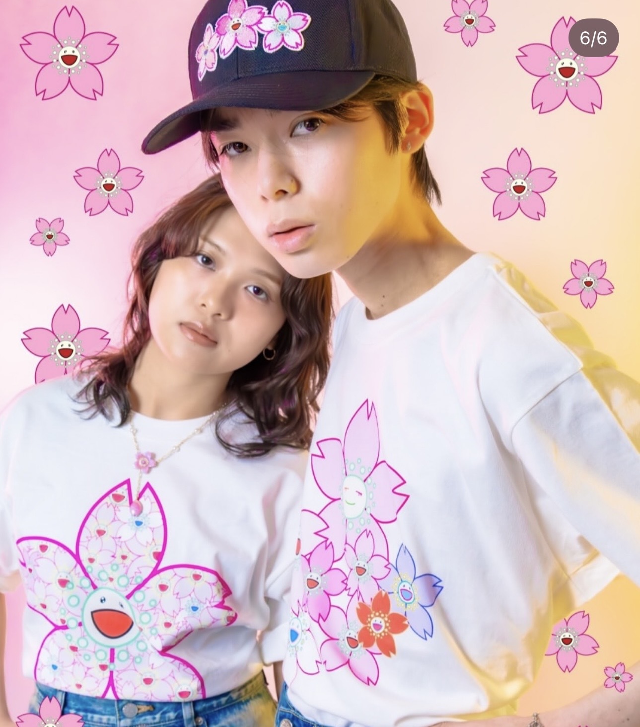 新品限定 村上隆櫻花限定TEE