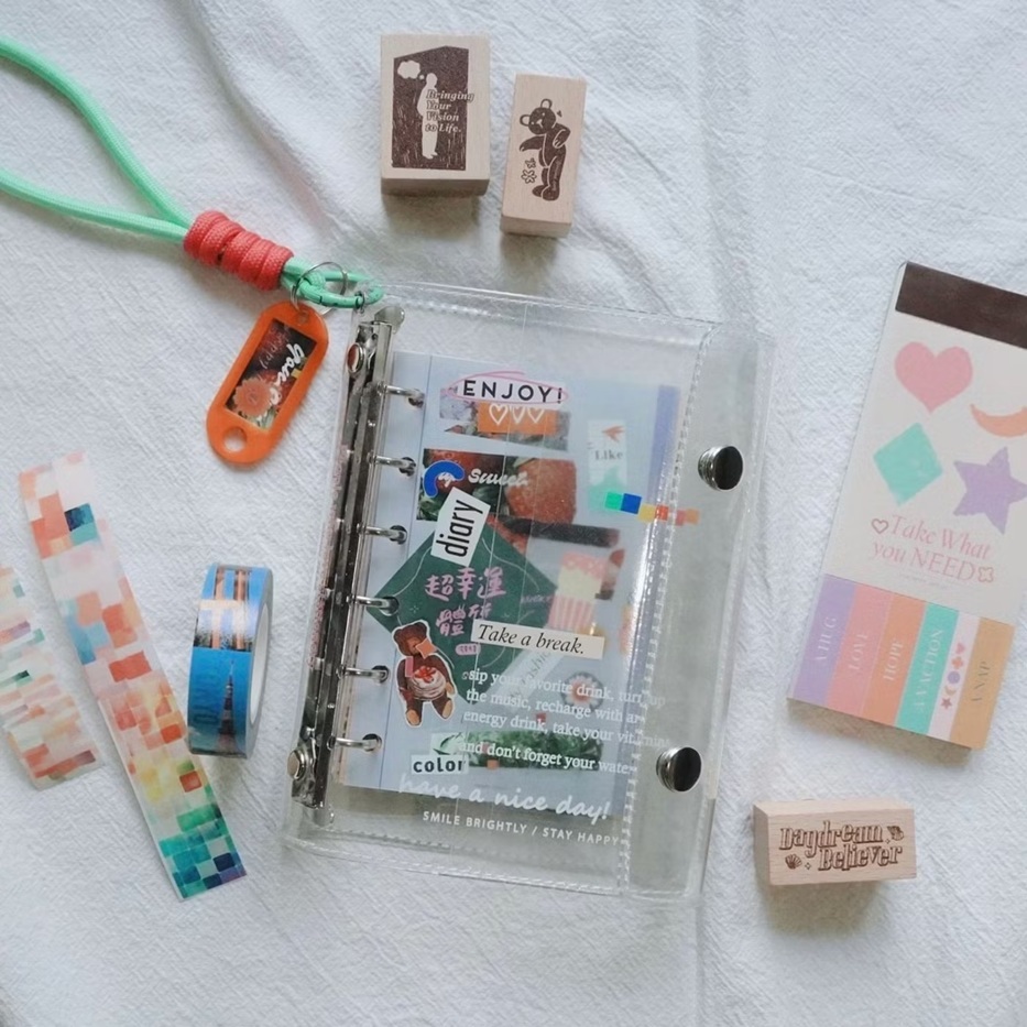 莫非是芝麻球．A7透明活頁本(包含內頁)