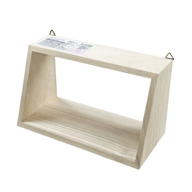 木製壁掛置物架/盒型 19×9×11cm
