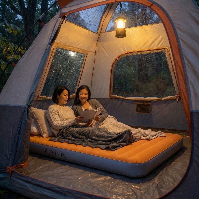 【預購】TruAire® Queen H022503 輕便耐用充氣睡墊（附 USB 電泵）