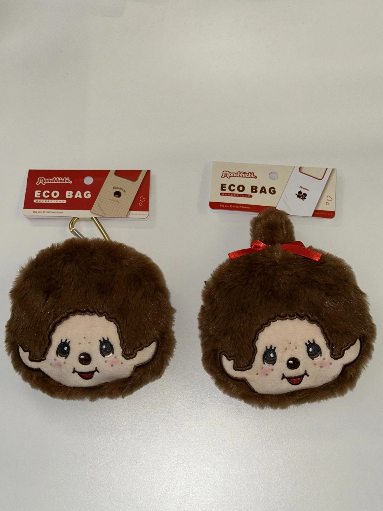 預購┃Monchhichi 夢奇奇 蒙奇奇 吊飾 可收納 購物袋