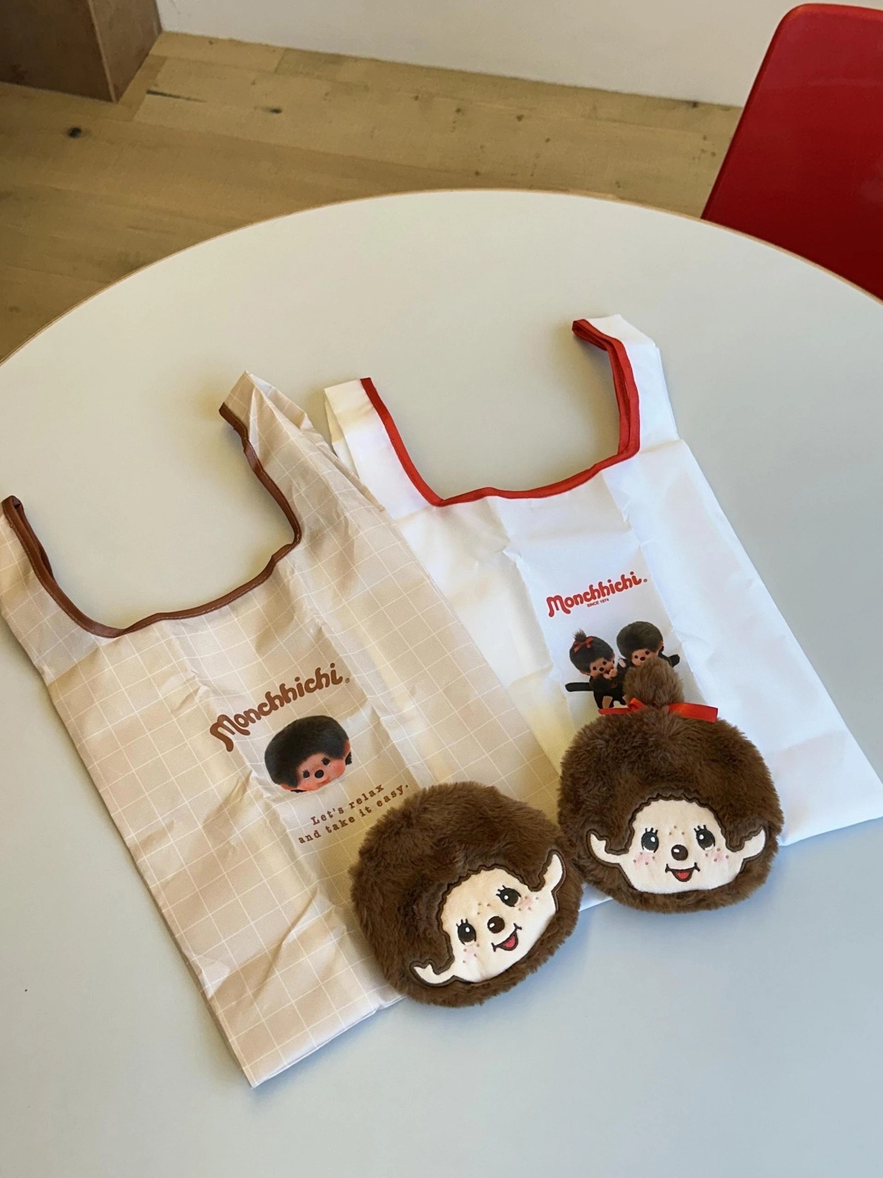 預購┃Monchhichi 夢奇奇 蒙奇奇 吊飾 可收納 購物袋