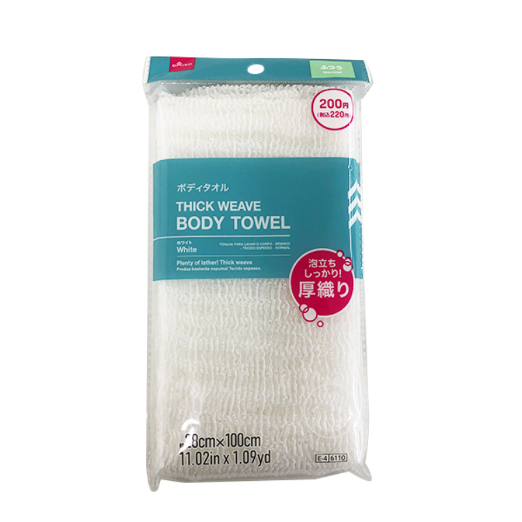 加厚擦澡巾/普通 白